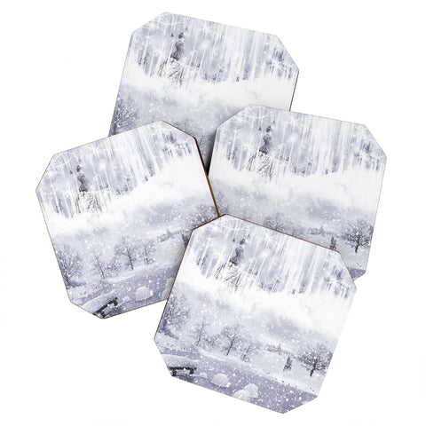Belle13 Snow Queen Coaster Set