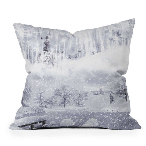 Belle13 Snow Queen Outdoor Throw Pillow