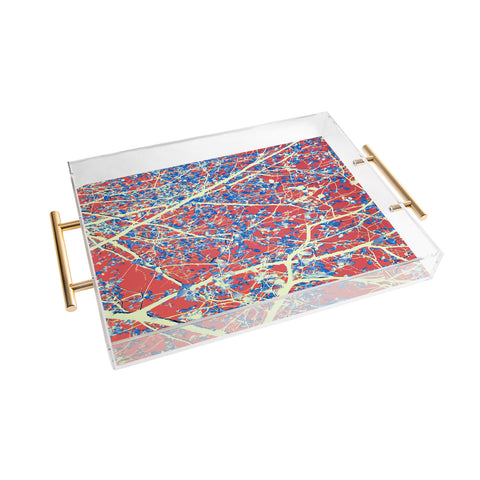 Belle13 Spring Abstract Acrylic Tray