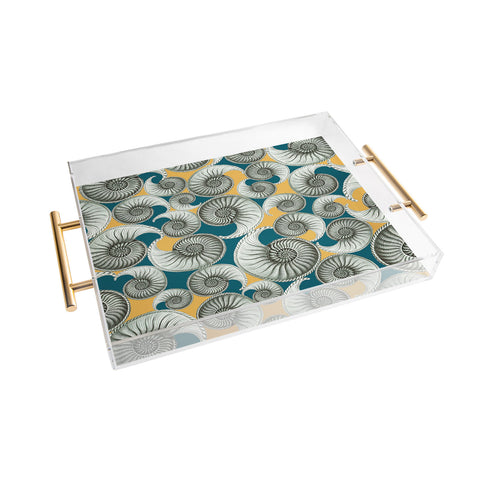 Belle13 Summertime Shells Acrylic Tray