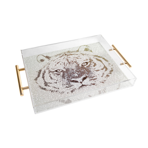 Belle13 The Intellectual Tiger Acrylic Tray