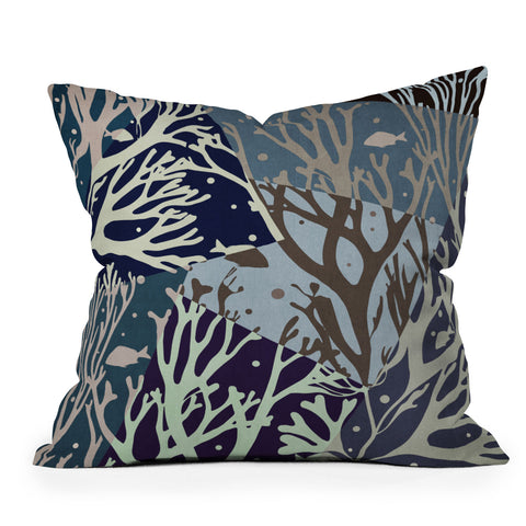 Belle13 The Ocean Outdoor Throw Pillow