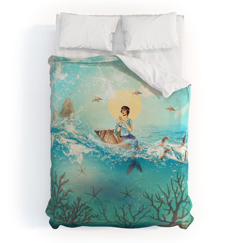 Belle13 The Queen Mermaid Duvet Cover