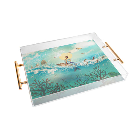 Belle13 The Queen Mermaid Acrylic Tray