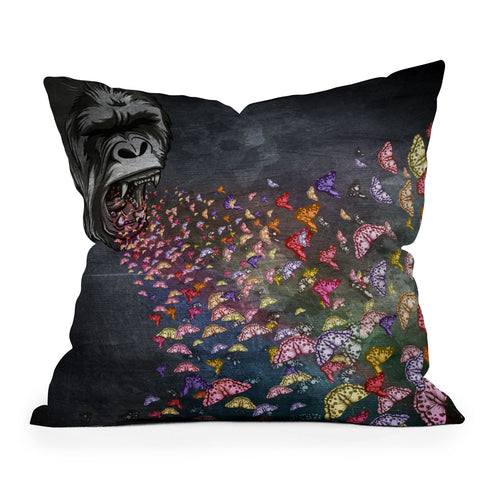 Belle13 The Roar Outdoor Throw Pillow
