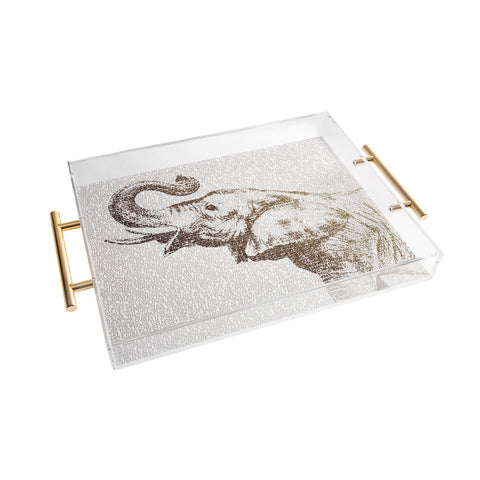 Belle13 The Wisest Elephant Acrylic Tray