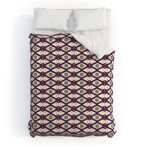 Belle13 Traditional Rhombus Deco Duvet Cover