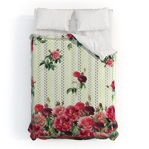 Belle13 Vintage Rose Pattern Duvet Cover