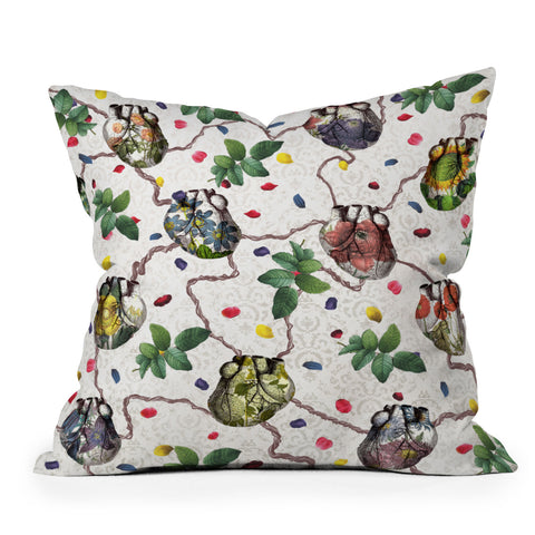 Belle13 We Are Interconnected Outdoor Throw Pillow