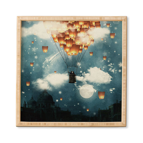 Belle13 Where All The Wishes Come True Framed Wall Art