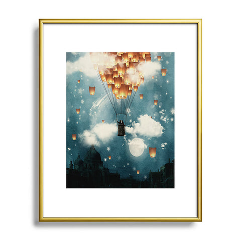 Belle13 Where All The Wishes Come True Metal Framed Art Print
