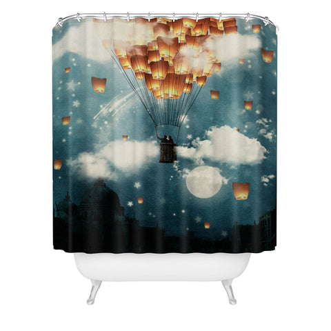 Belle13 Where All The Wishes Come True Shower Curtain