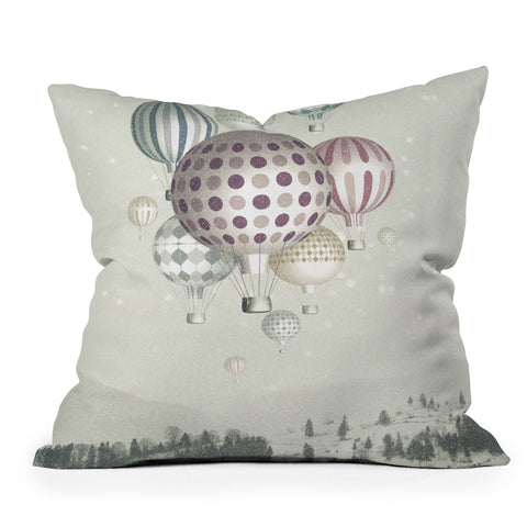 Belle13 Winter Dreamflight Outdoor Throw Pillow