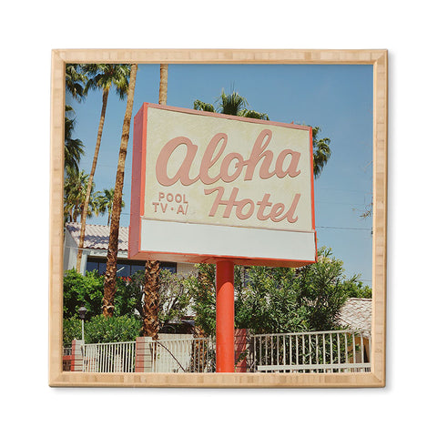 Bethany Young Photography Aloha Hotel on Film Framed Wall Art