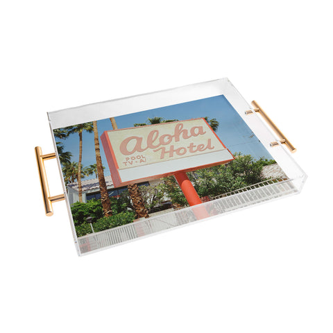 Bethany Young Photography Aloha Hotel on Film Acrylic Tray