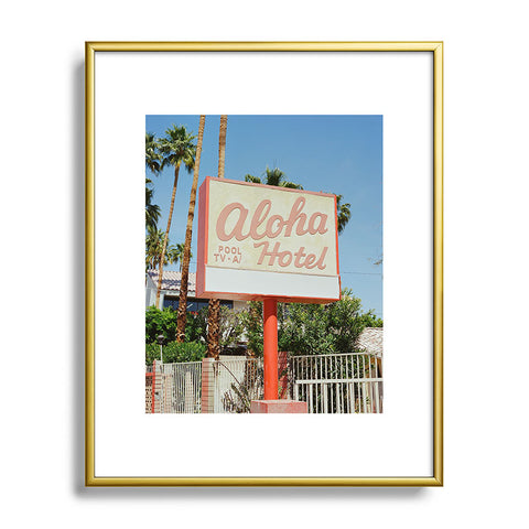Bethany Young Photography Aloha Hotel on Film Metal Framed Art Print