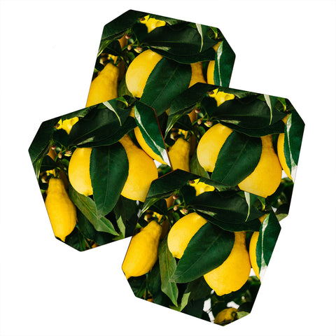 Bethany Young Photography Amalfi Coast Lemons Coaster Set