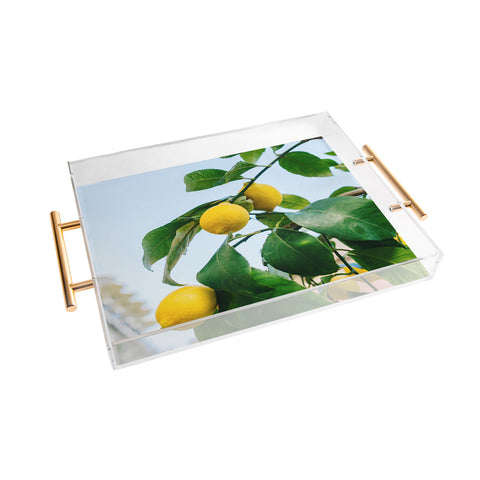 Bethany Young Photography Amalfi Coast Lemons III Acrylic Tray