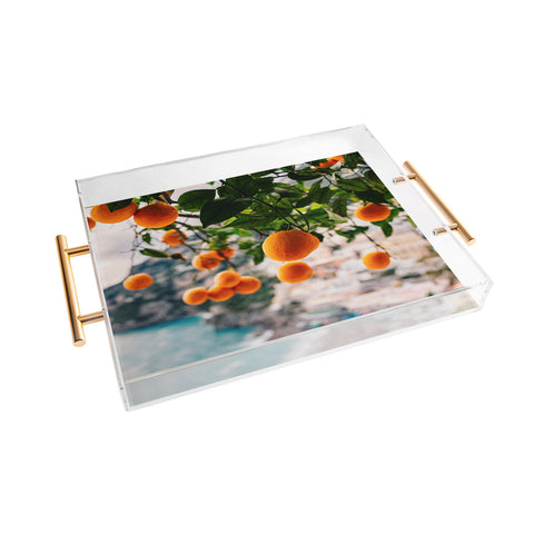 Bethany Young Photography Amalfi Coast Oranges Acrylic Tray