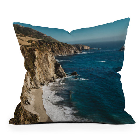 Bethany Young Photography Big Sur California Outdoor Throw Pillow