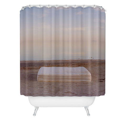 Bethany Young Photography Bombay Beach on Film Shower Curtain