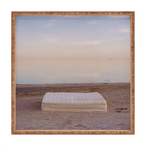 Bethany Young Photography Bombay Beach on Film Square Tray