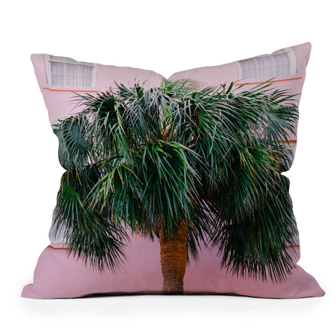Bethany Young Photography Charleston Pink Outdoor Throw Pillow