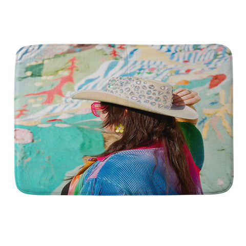 Bethany Young Photography Desert Cowgirl on Film Memory Foam Bath Mat