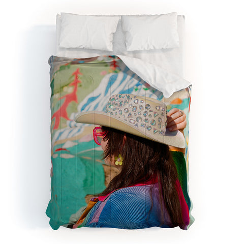 Bethany Young Photography Desert Cowgirl on Film Comforter