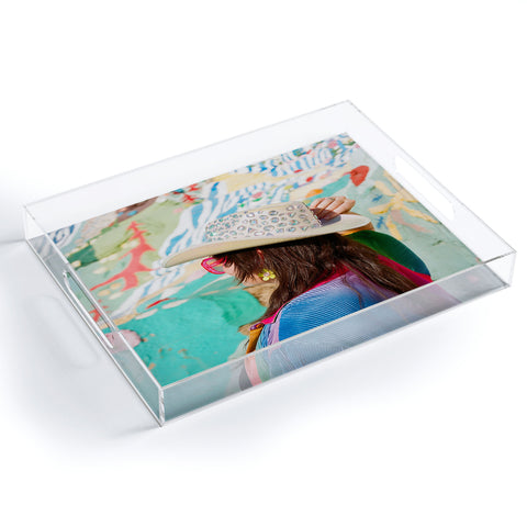 Bethany Young Photography Desert Cowgirl on Film Acrylic Tray