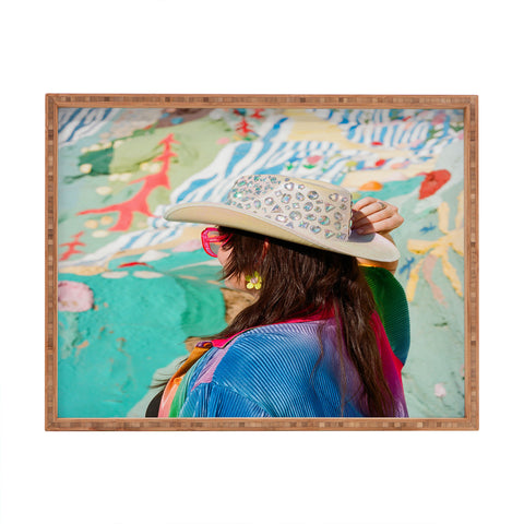 Bethany Young Photography Desert Cowgirl on Film Rectangular Tray
