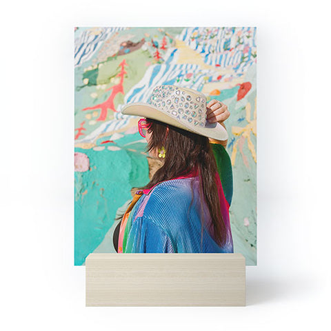 Bethany Young Photography Desert Cowgirl on Film Mini Art Print