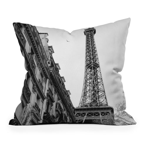 Bethany Young Photography Eiffel Tower III Outdoor Throw Pillow