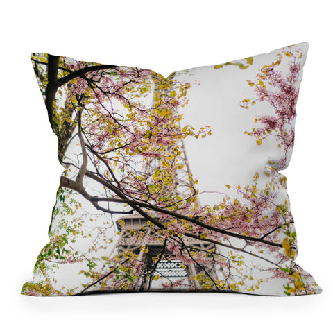 Bethany Young Photography Eiffel Tower IX Outdoor Throw Pillow