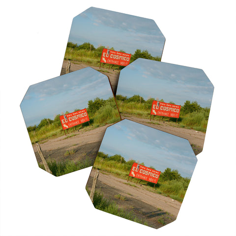 Bethany Young Photography El Cosmico Marfa VI on Film Coaster Set