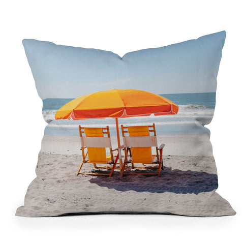 Bethany Young Photography Folly Beach II Outdoor Throw Pillow