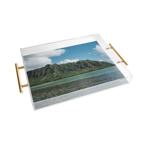 Bethany Young Photography Hawaiian Mountain II Acrylic Tray