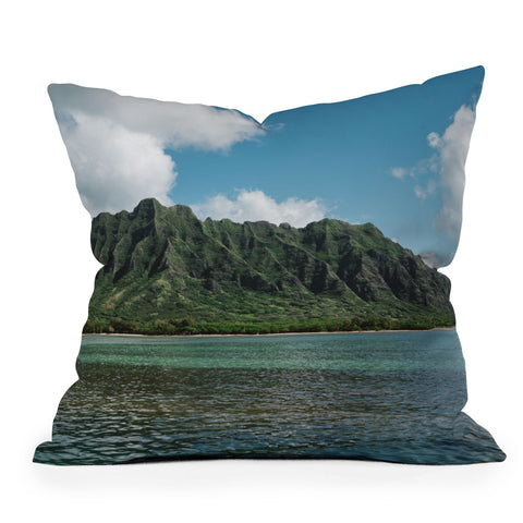Bethany Young Photography Hawaiian Mountain II Outdoor Throw Pillow