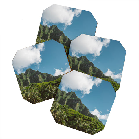 Bethany Young Photography Hawaiian Mountain III Coaster Set