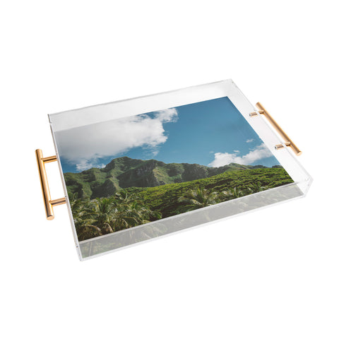 Bethany Young Photography Hawaiian Mountain III Acrylic Tray