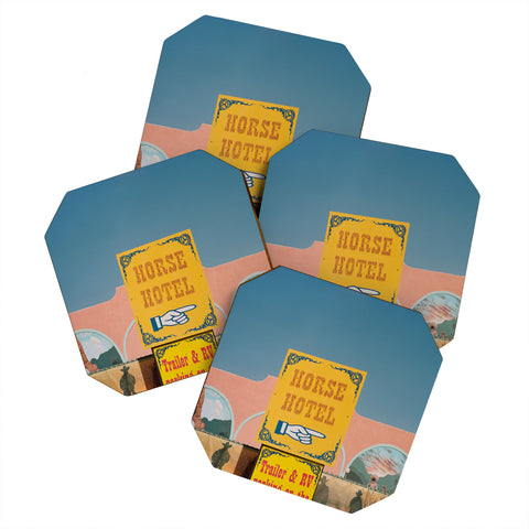 Bethany Young Photography Horse Hotel on Film Coaster Set