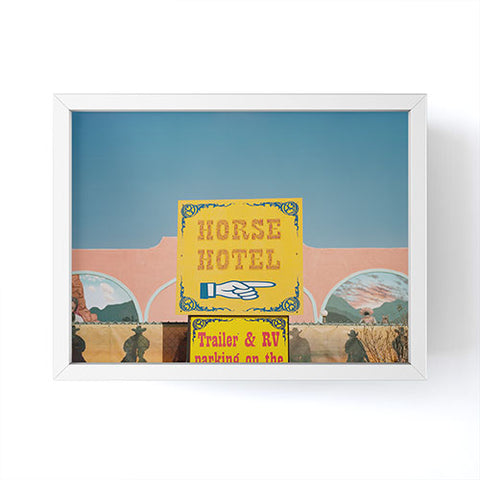 Bethany Young Photography Horse Hotel on Film Framed Mini Art Print