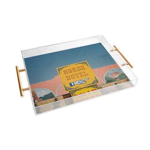Bethany Young Photography Horse Hotel on Film Acrylic Tray