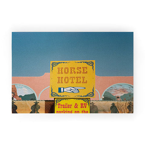 Bethany Young Photography Horse Hotel on Film Welcome Mat