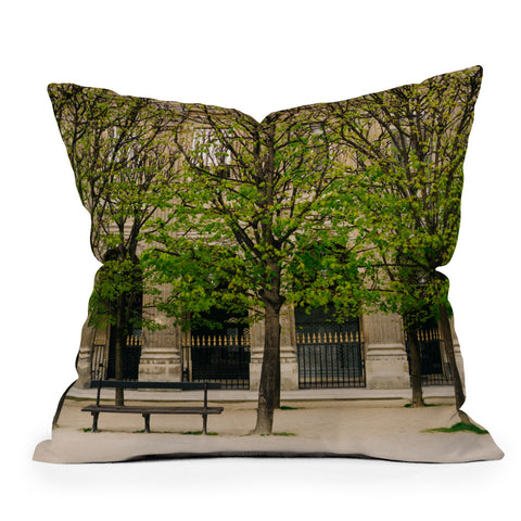 Bethany Young Photography Jardin du Palais Royal III Outdoor Throw Pillow
