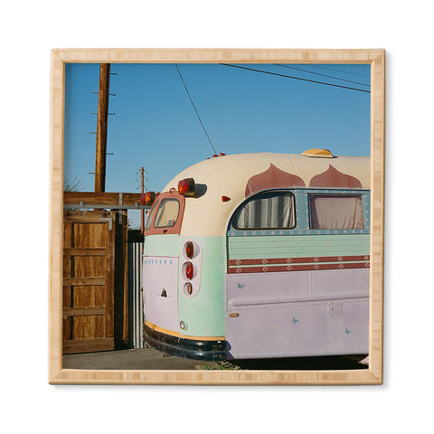 Bethany Young Photography Joshua Tree Bus on Film Framed Wall Art