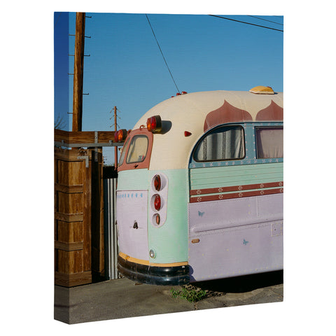 Bethany Young Photography Joshua Tree Bus on Film Art Canvas