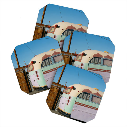 Bethany Young Photography Joshua Tree Bus on Film Coaster Set