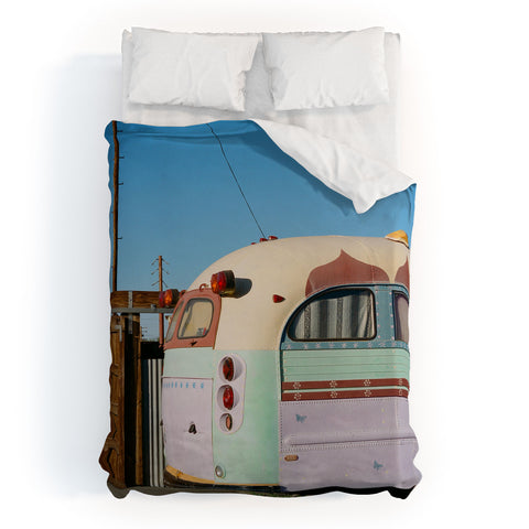 Bethany Young Photography Joshua Tree Bus on Film Duvet Cover