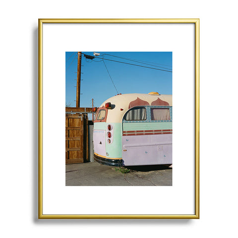 Bethany Young Photography Joshua Tree Bus on Film Metal Framed Art Print